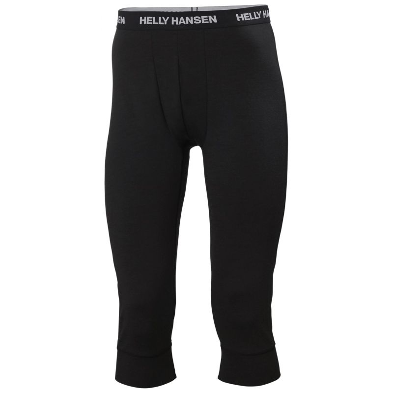 HELLY HANSEN Lifa Merino Midweight 3/4 Pant 3/4 Base Layer (Black) Mens