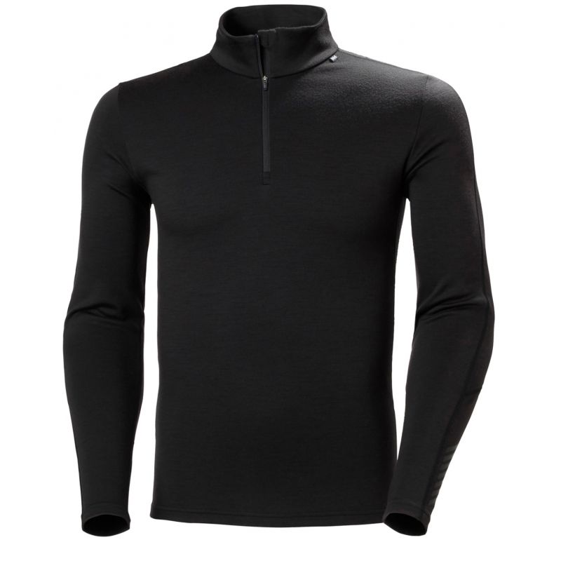 HELLY HANSEN Lifa Merino Lightweight 1/2 Zip Thermal Top (Black) Men