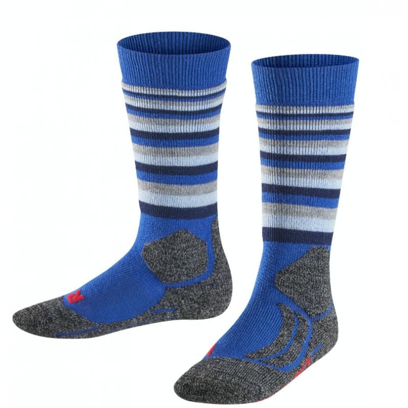 Skisok Falke SK2 Stripes Kniehoog (Yve) Kind
