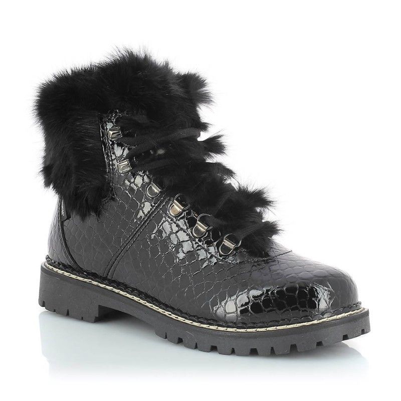 Talvikengät Kimberfeel Astana (Croco Musta) Naisille