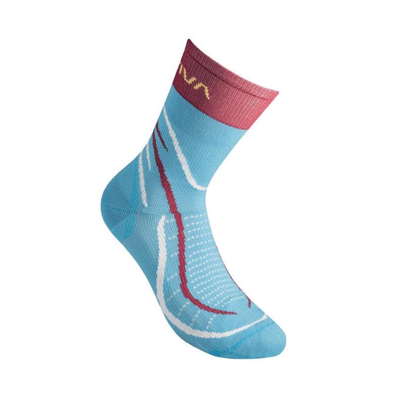 Chaussettes de running/trail La Sportiva Sky Socks (Malibu Blue/Berry)