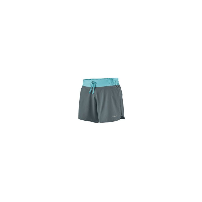 Pantalones cortos de running PATAGONIA Nine Trails - 6 In. (Pluma gris) Mujeres