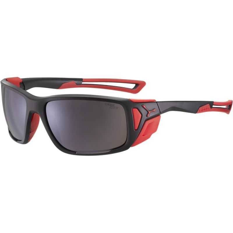 Gafas de sol Cébé Proguide (Negro Rojo Mate - Zona Marrón Cat 4)