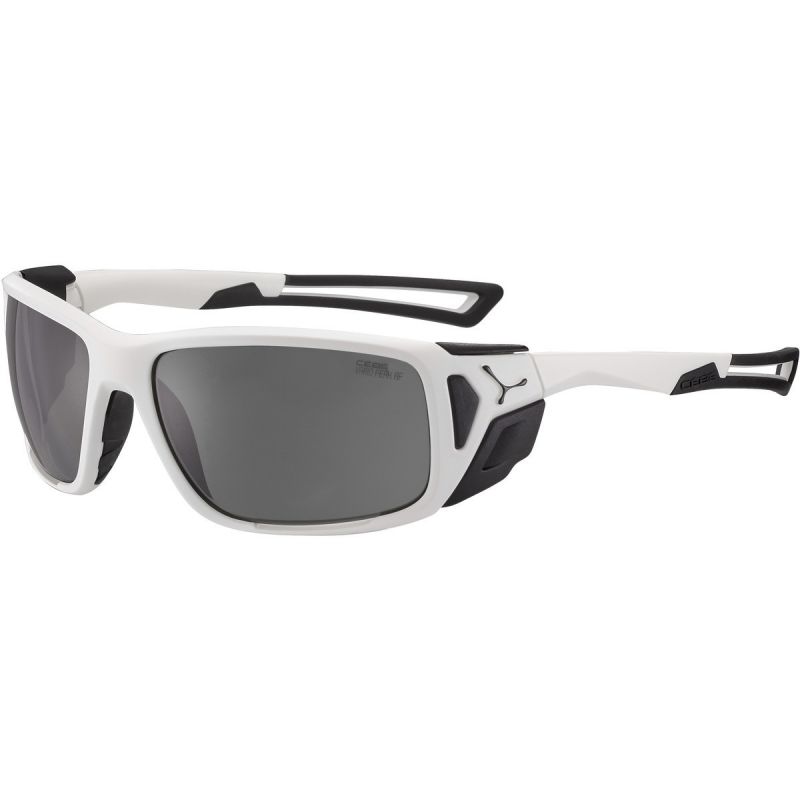 Sunglasses Cébé Proguide (White Black Matte - Zone Vario Green Cat 2 to 4)