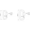 Maillon Oval 8 Mm Zingué* Camp