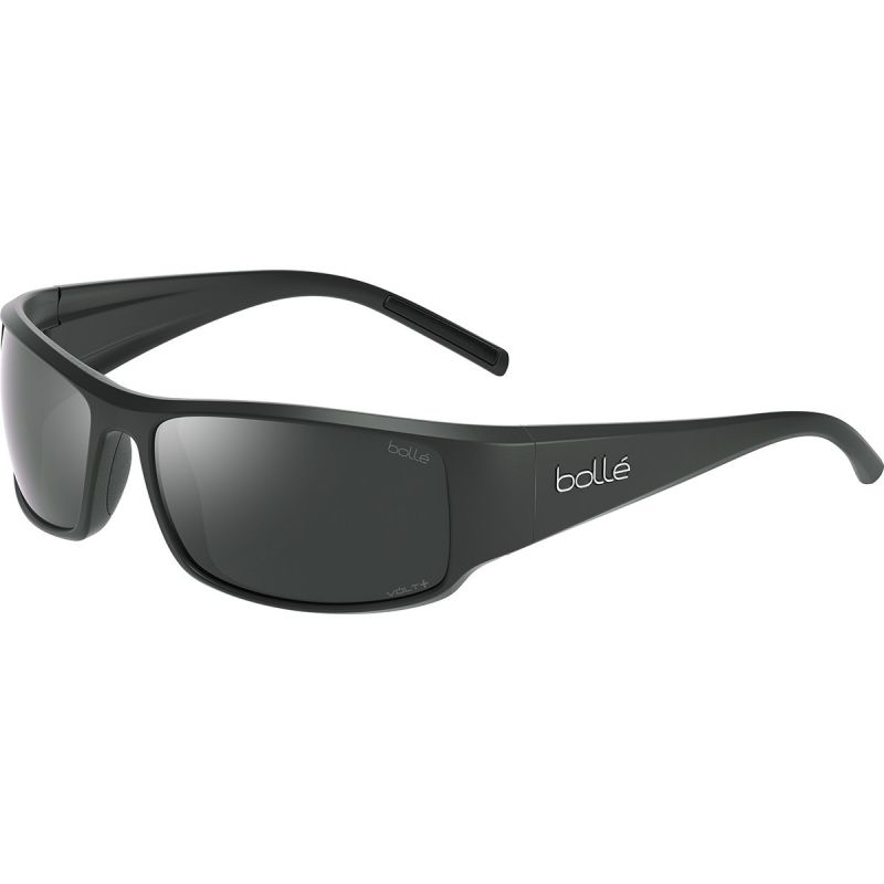 Bollé King Sonnenbrille (Black Matte - Volt+ Gun Cat 3)