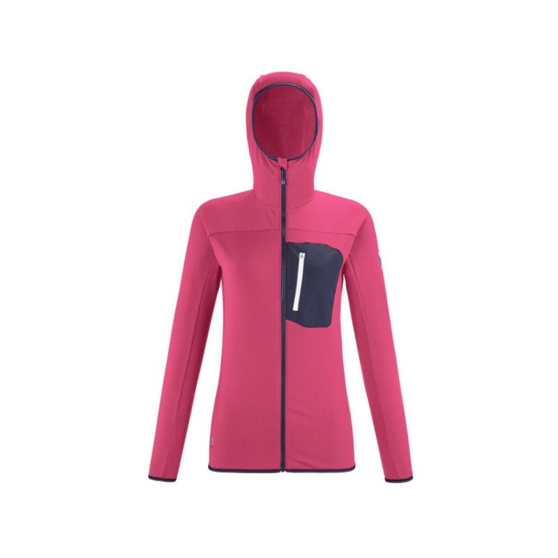 Micro fleece Millet Trilogy Lightgrid Hoodie (Roze) Dames