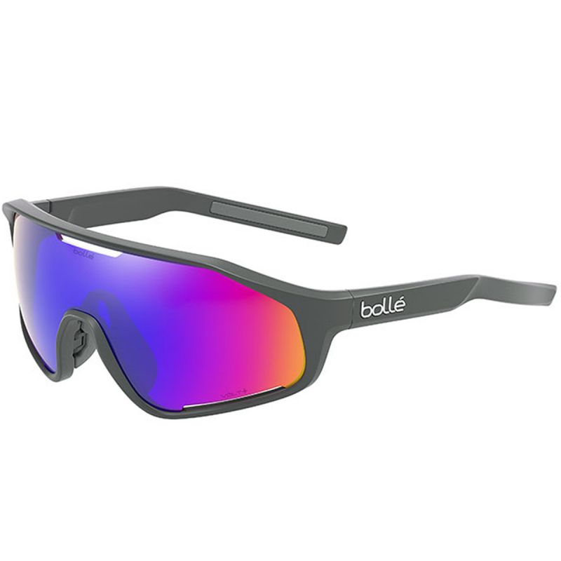 Bollé Shifter Bike Solbriller (Titanium Matte Volt+ Ultraviolet Cat 3)