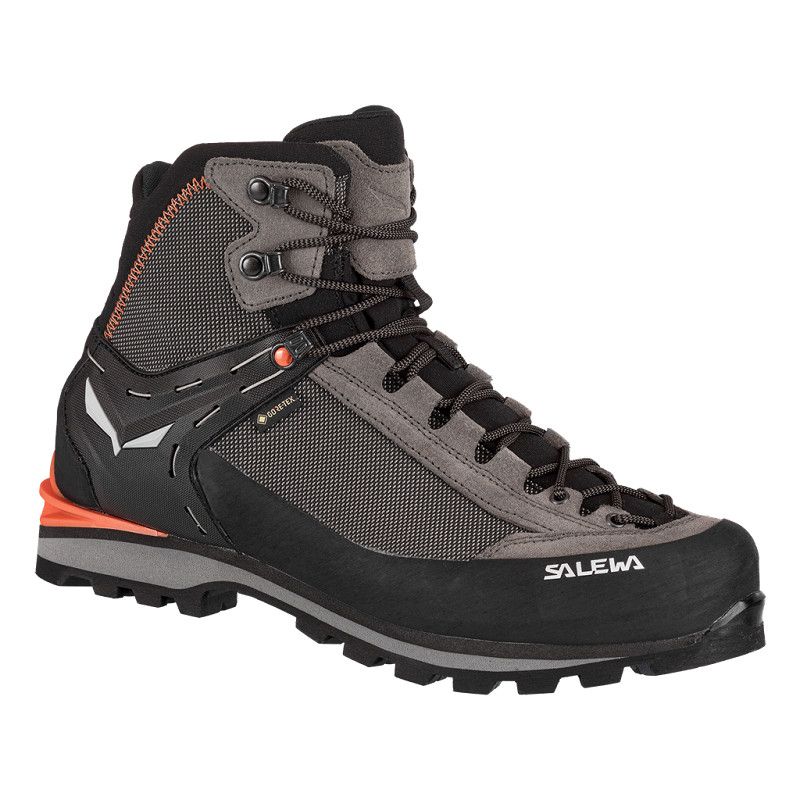 Salewa CROW GORE-TEX (noce/arancio fluo) scarpe da trekking per uomo