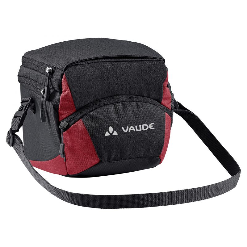Bolsa para bicicleta Vaude Ontour Box M (negro/carmín) Vaude Ontour Box M