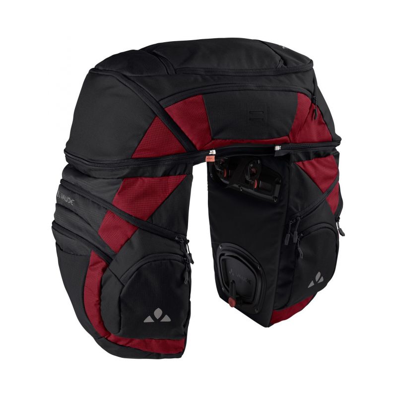 Fietstas Vaude Karakorum Pro 65L (Zwart/Carmijn)
