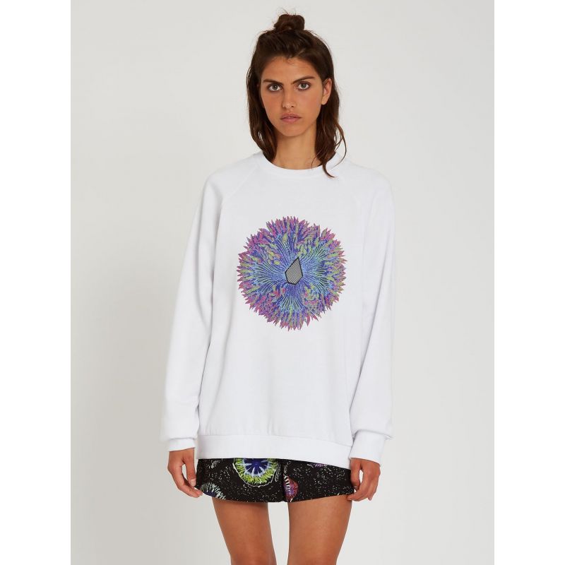 VOLCOM Maglione Coral Morph (bianco) Donna