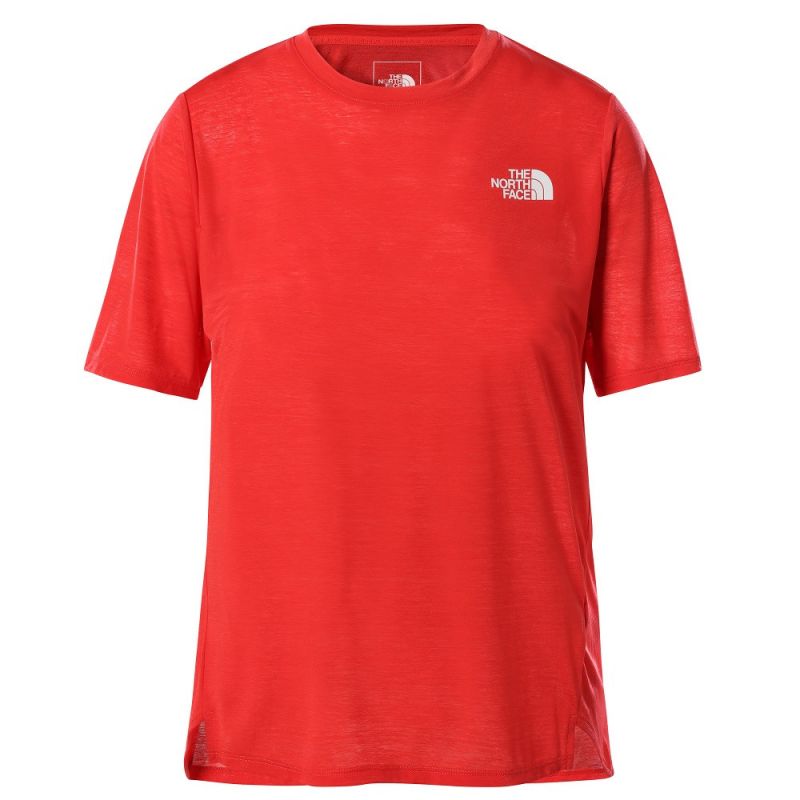 The North Face Up With The Sun (Horizon Red) Damen Laufshirt