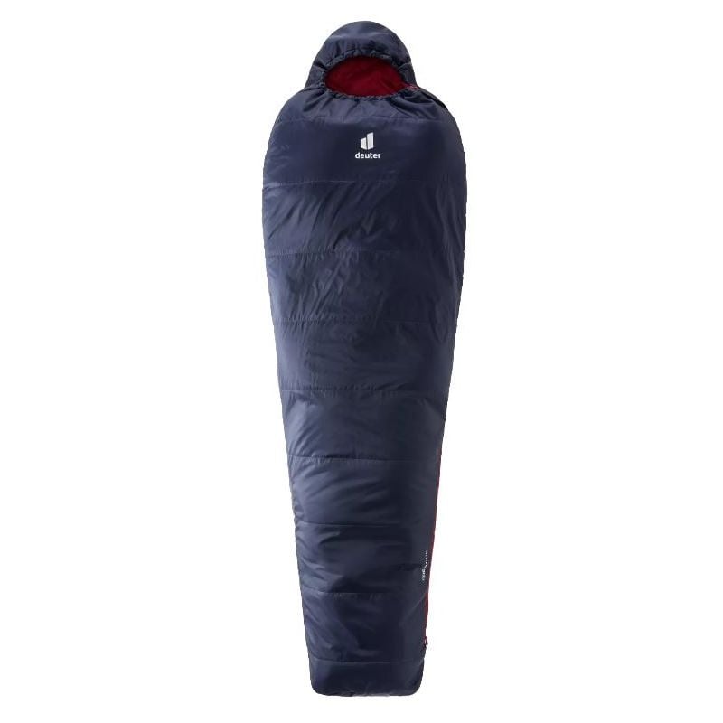Saco de dormir Deuter Dreamlite - Zip izquierda (azul marino-arándano)