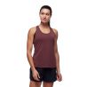 Frauen Black Diamond Splitter Klettern Tank (Cherrywood Stripe)