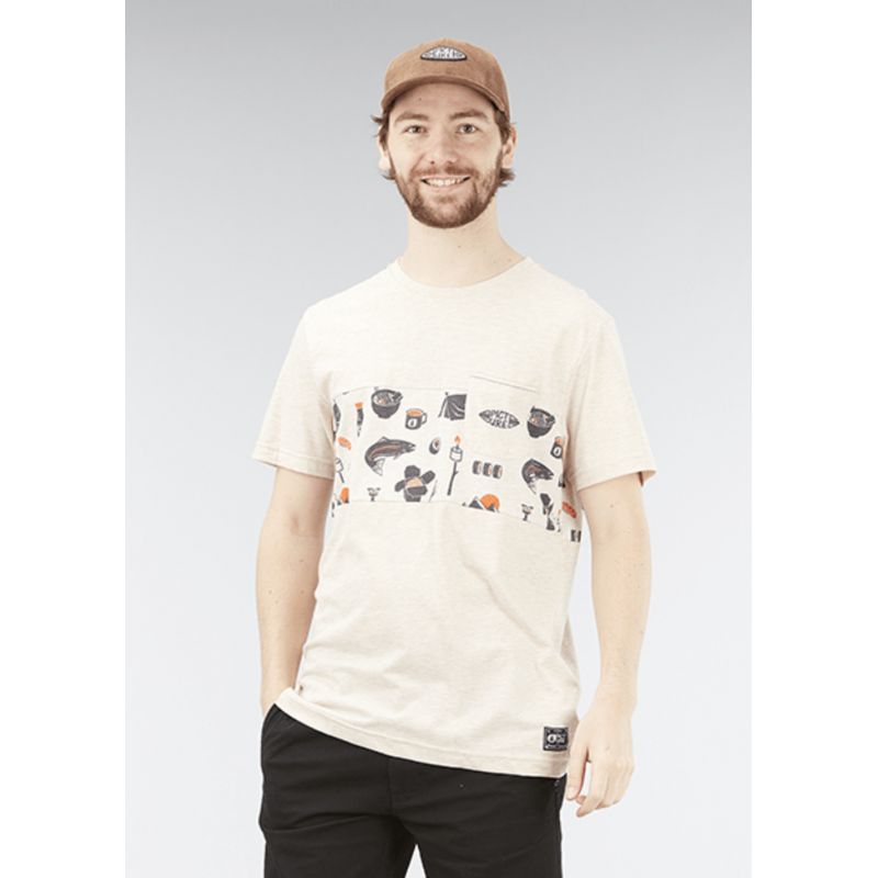 T-shirt Picture Will Melange (Beige melange) man
