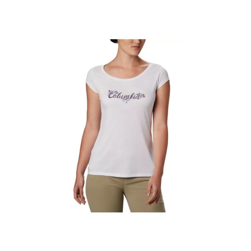 T-shirt Columbia Shady Grove (Wit, Fun Performance) Dames