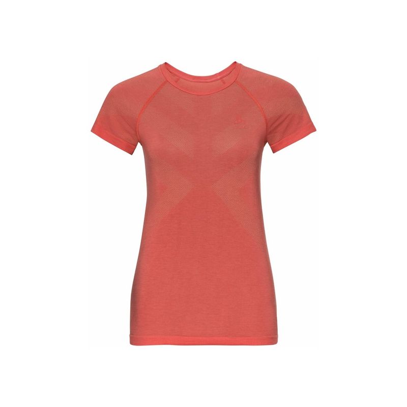 T-shirt tecnica Odlo Mc Natural Kinship X-light (burnt Sienna Melange) Donna