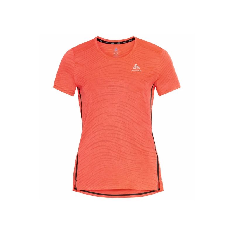Hardloopshirt Odlo Zeroweight Engineered Chill-Tec (siesta Melange) Dames