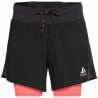 Short 2 En 1 Axalp Odlo (black - Siesta)