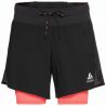 Short 2 En 1 Axalp Odlo (black - Siesta)