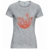 T-shirt Odlo Concord (stone Grey Melange - Flower Graphic) Women