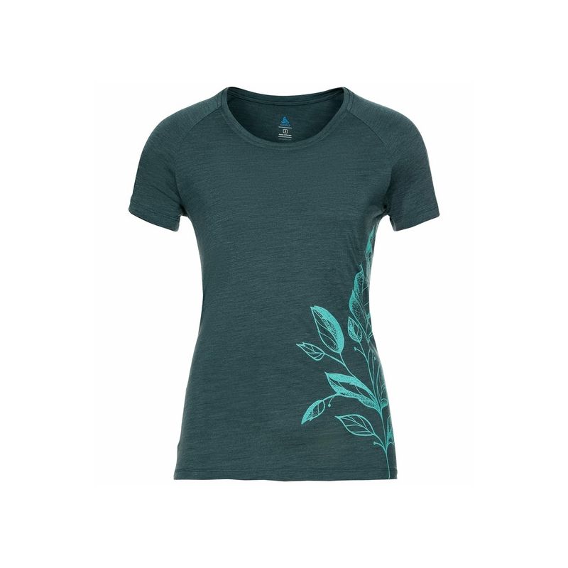 T-Shirt Odlo Concord (balsam - Vine Graphic) Frau