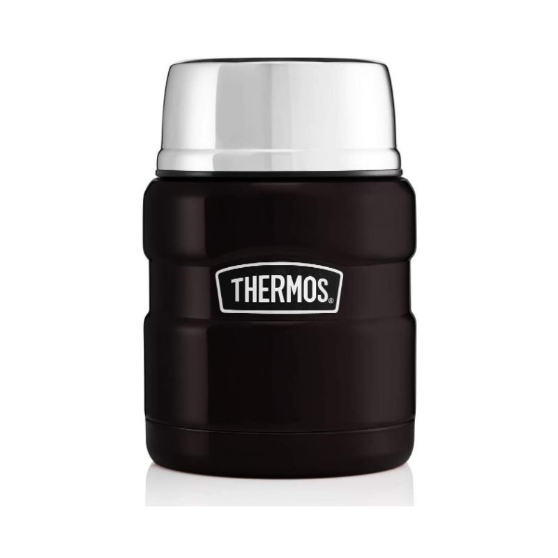 Matboks 0,5l Thermos King (Matt Svart)