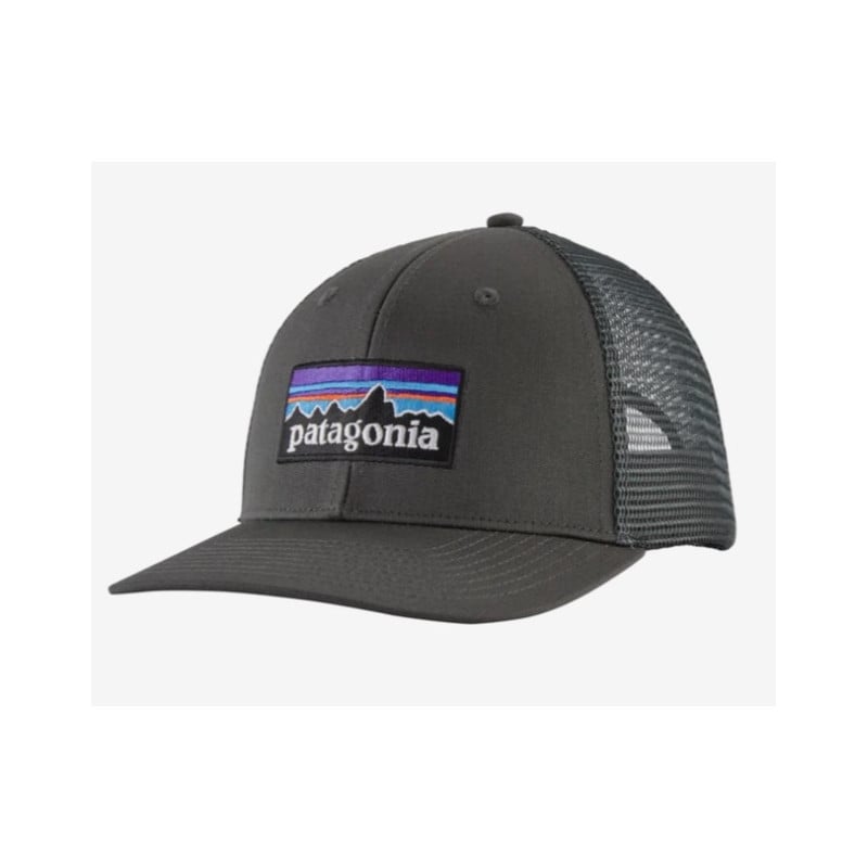 PATAGONIA P-6 Trucker-mössa med logotyp (Forge Grey)