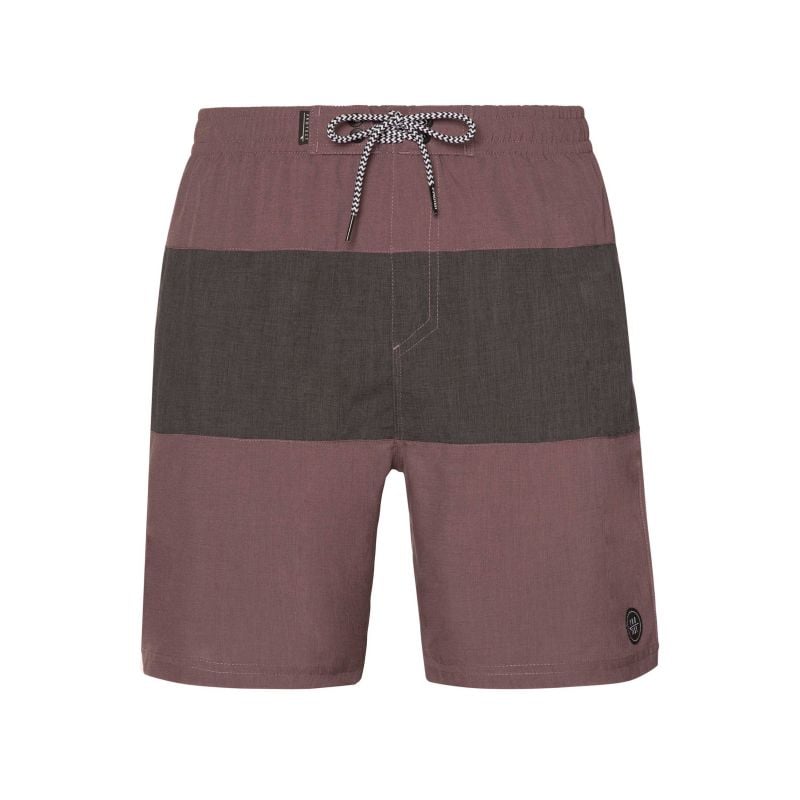 Pantaloncini da bagno Protest Vegas da uomo (tessuto marrone)