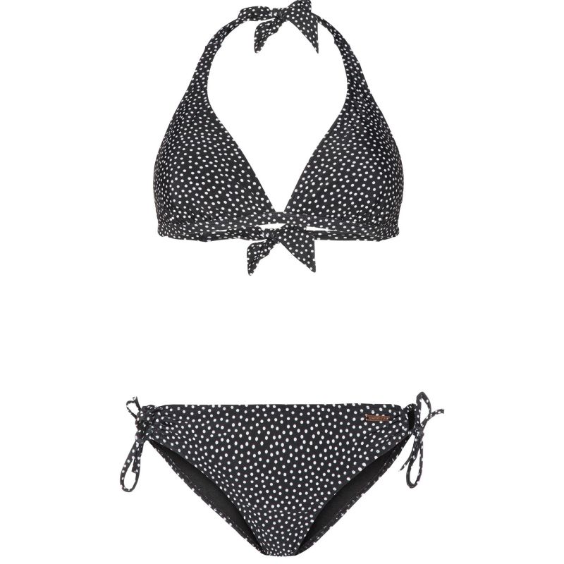 Bikini 2 stycken Protest Admirer 21 Ccup Halter (True Black) kvinna