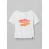 Organic Graphic Tee Prana Heather Grey Jungle