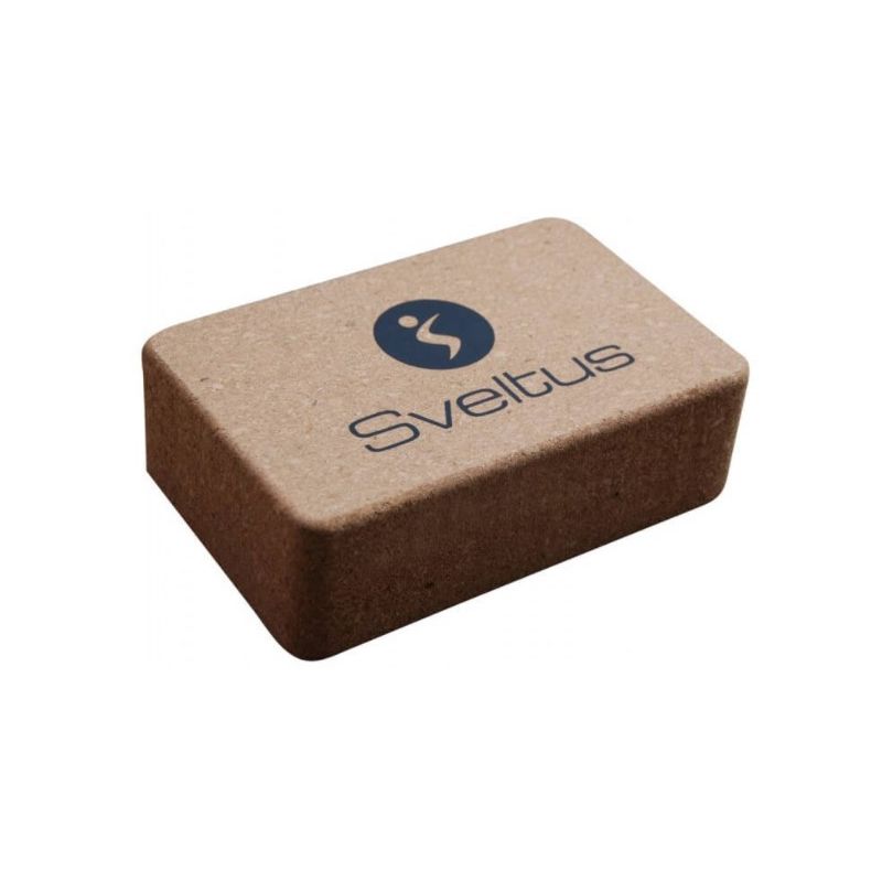 Mattone yoga SVELTUS in sughero (marrone)