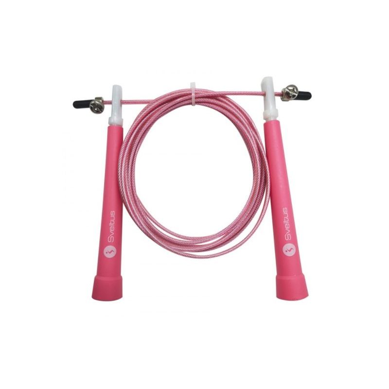 Cuerda de saltar SVELTUS Speed (rosa)