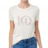 TENTREE W Wildfields Ten T-Shirt Elm White Heather Femme