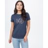 T-skjorte Tentree Wildfields Ten (Dress Blue Heather) Woman