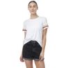 TENTREE W Retro Stripes T-Shirt White Femme