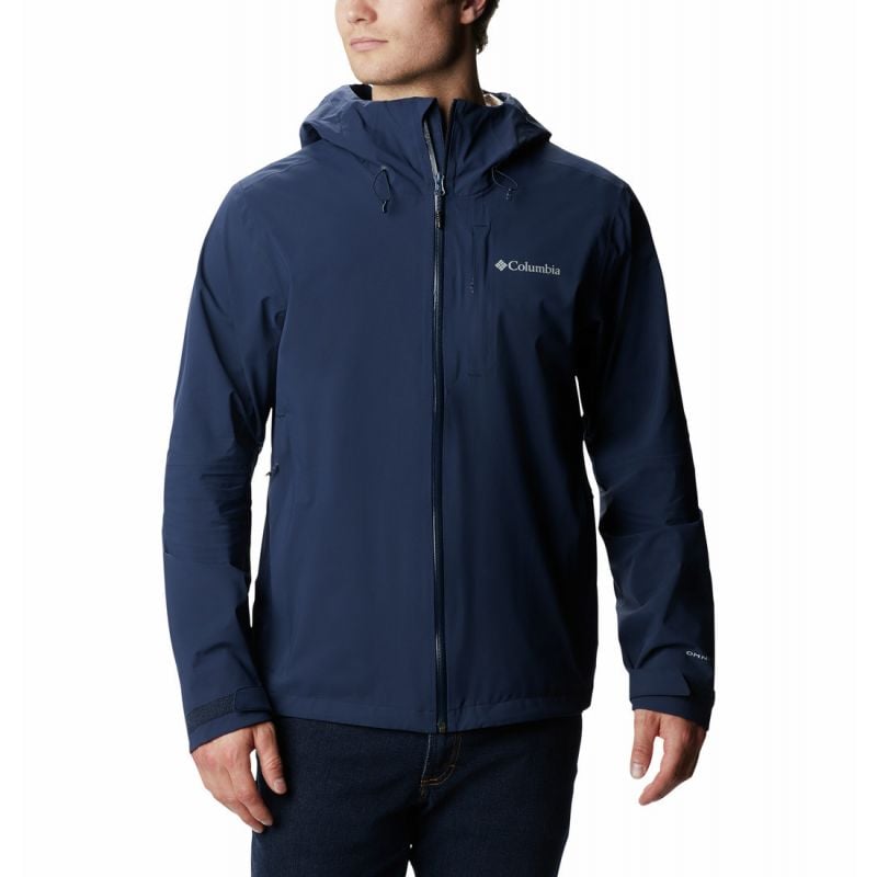 Waterproof Jacket Columbia Omni-tech Ampli-dry Sh (Collegiate Navy) Men