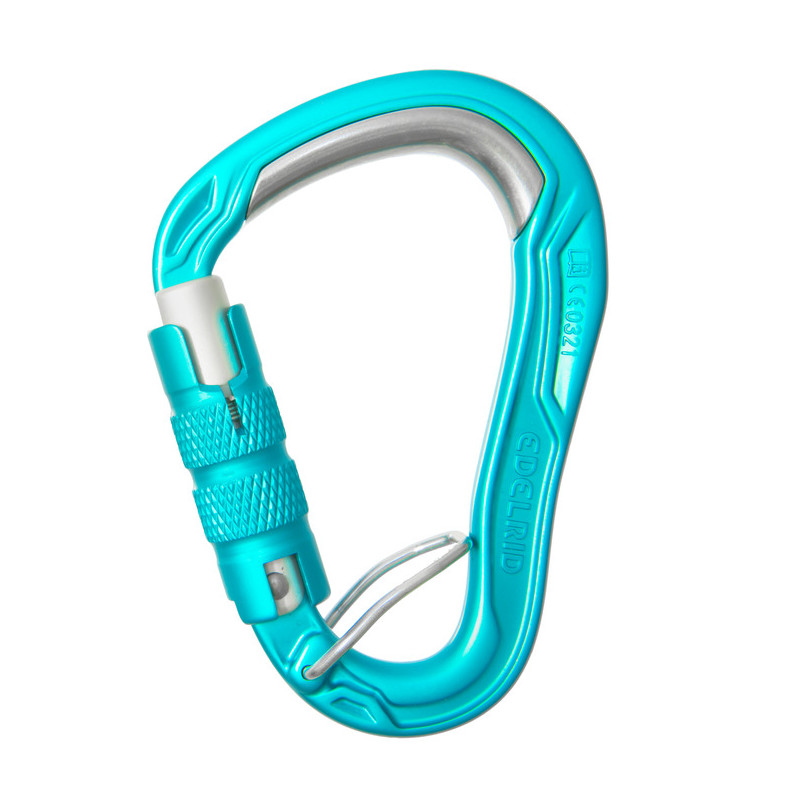 Karabinhage med tredobbelt lås Edelrid Hms Bulletproof Triple Fg (icemint)