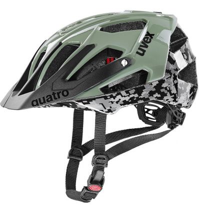 Uvex Allmountain Quatro Mountainbike-Helm (Pixelcamo-oliv) - Alpinstore