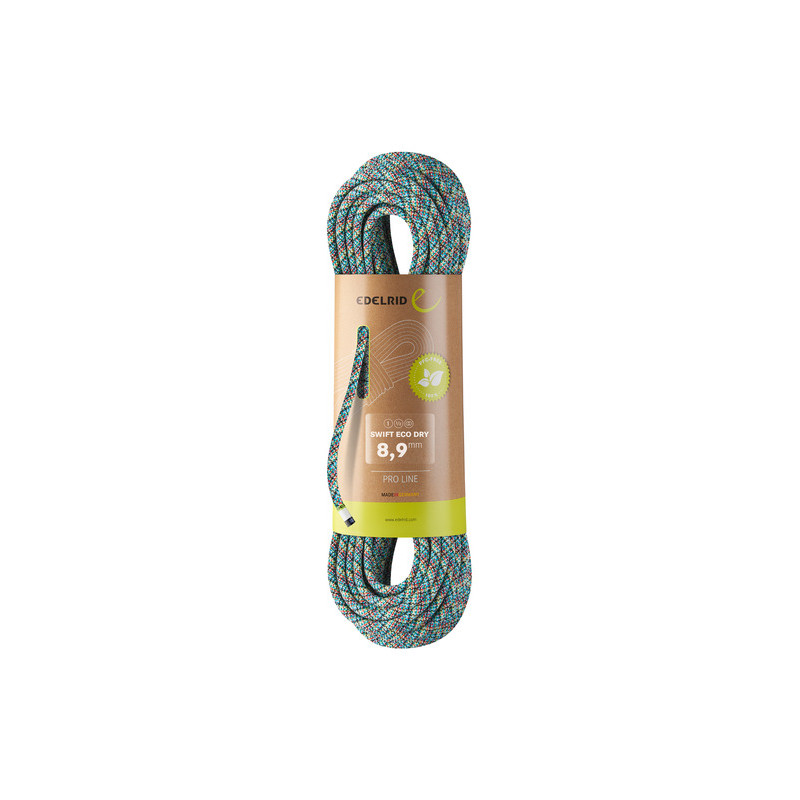 Trippel standardrep Edelrid Swift Eco Dry 8,9mm (flerfärgad)