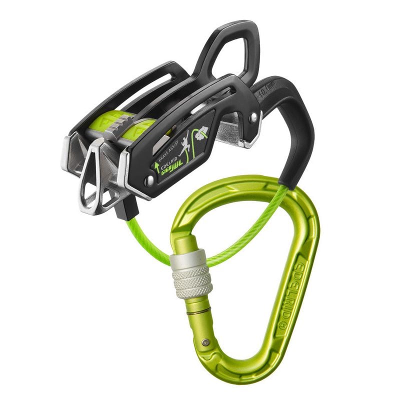 Belay system Edelrid Giga Jul Belay Kit Strike Screw (oasis)