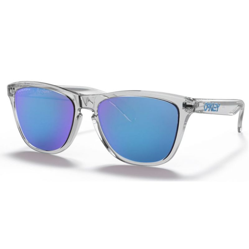 Sonnenbrille Oakley Frogskins (crystal clear - prizm sapphir)