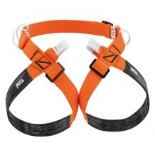 Imbracatura da speleologia PETZL Superavanti (arancione/nero)