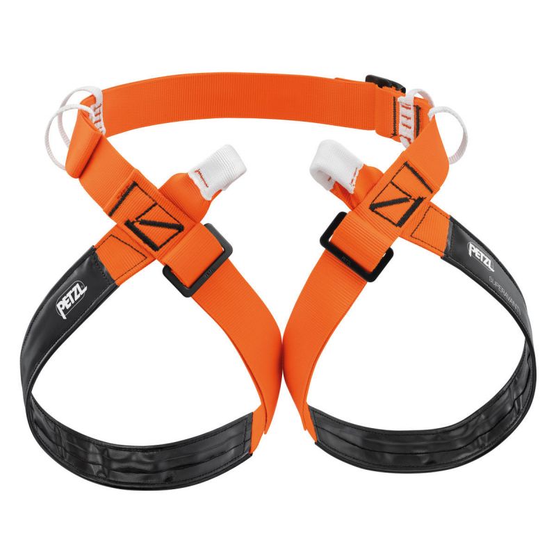 Grottklättringssele PETZL Superavanti (orange/svart)