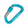 KONG Argon S Schraubkarabiner (CYAN/GREY/CYAN)