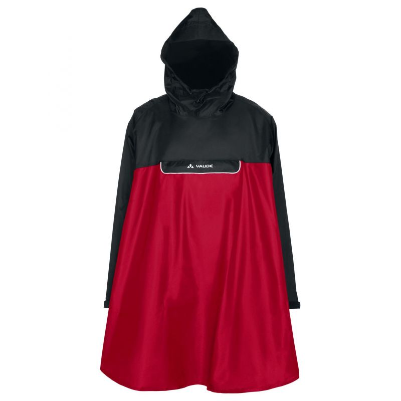 Vaude Valero Poncho (Indisch Rot)