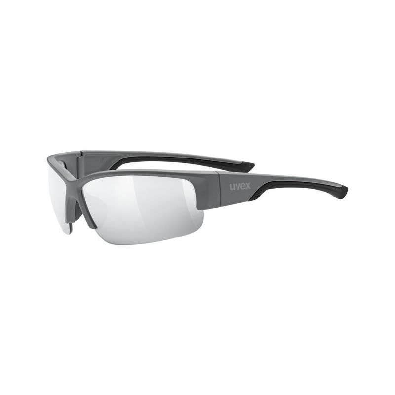 Uvex Sportstyle 215 solglasögon (grå matt / spegel silver)
