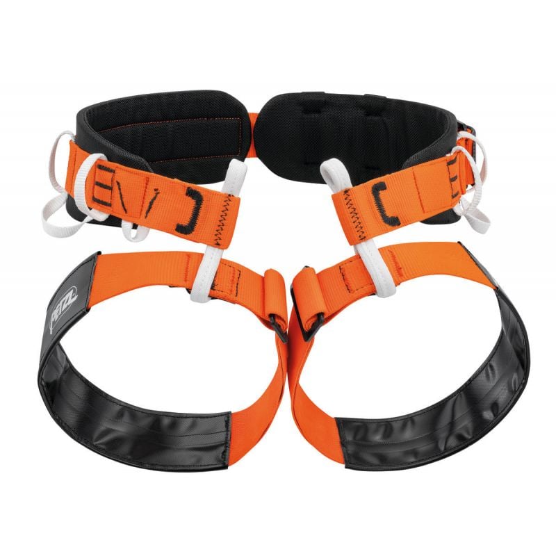 Arnés de espeleología PETZL Aven (naranja/negro)