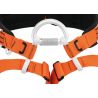 PETZL AVEN Harnais spéléo confortable et robuste orange/noir